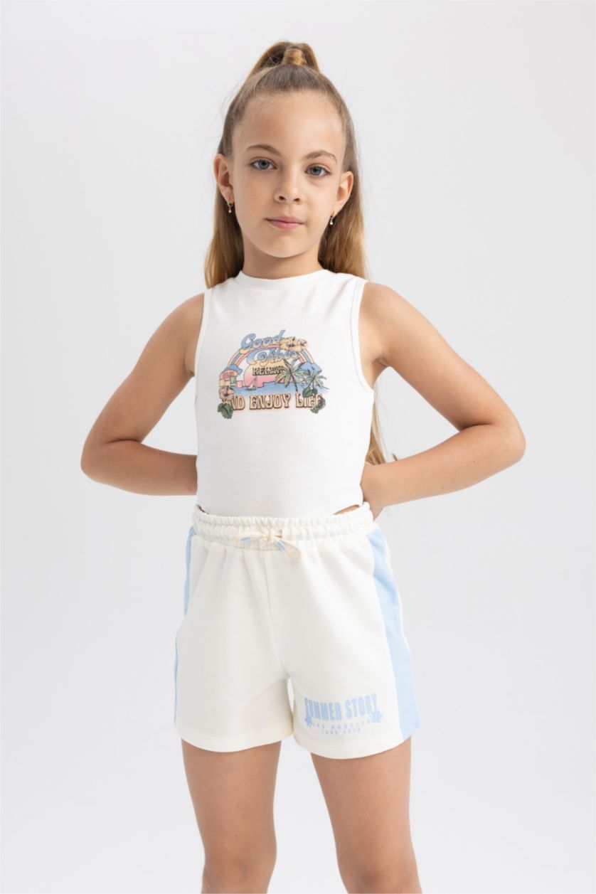 Girls & Teens Ecru Shorts