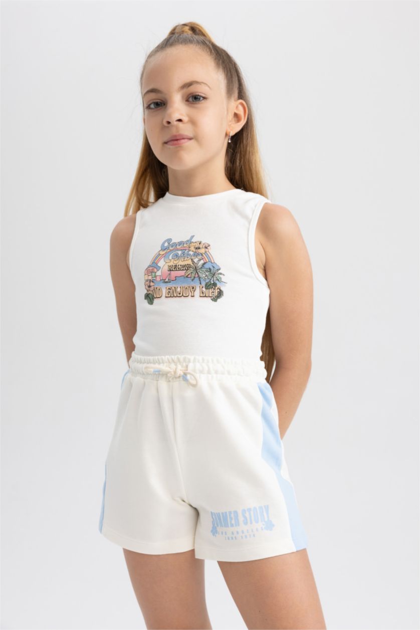 Girls & Teens Ecru Shorts