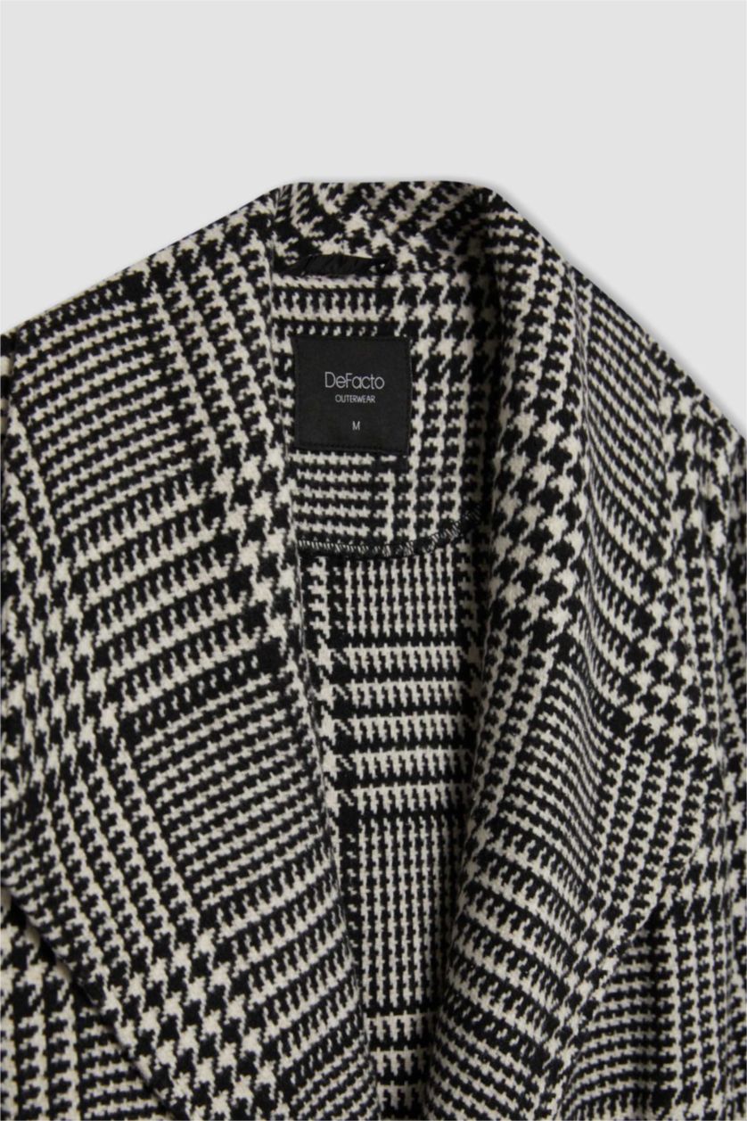 Жіночий Чорний Пальто стандартного крою з кашеміру для жінок