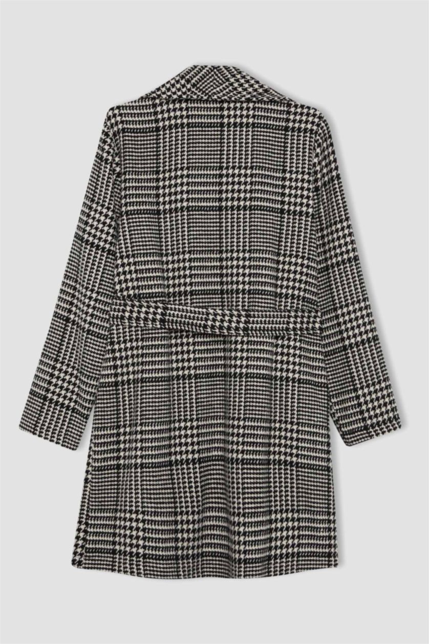 Жіночий Чорний Пальто стандартного крою з кашеміру для жінок