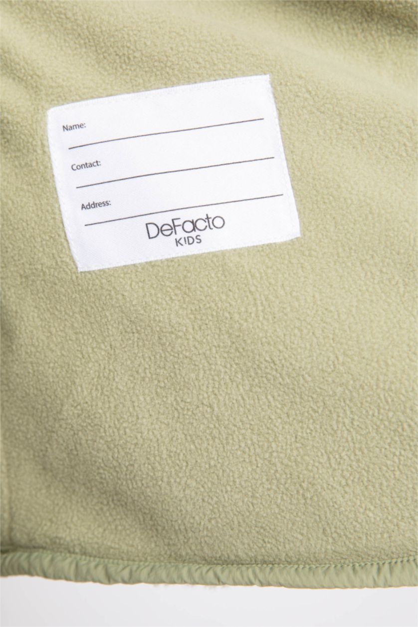 GIRLS & TEENS Light Green Girl Hooded Fleece Lined Quilted Jacket