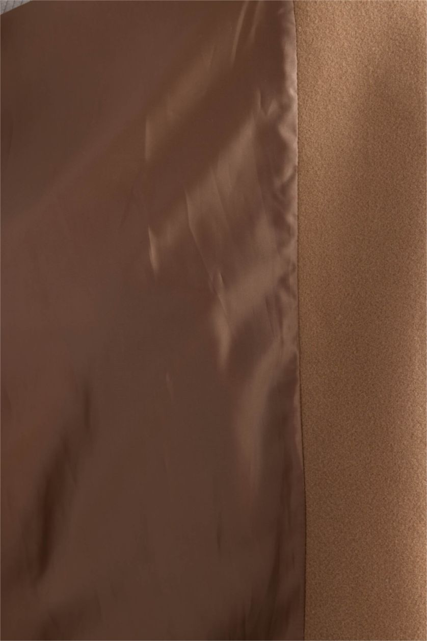 Женщины Верблюжья шерсть Кашемировое пальто водоотталкивающее