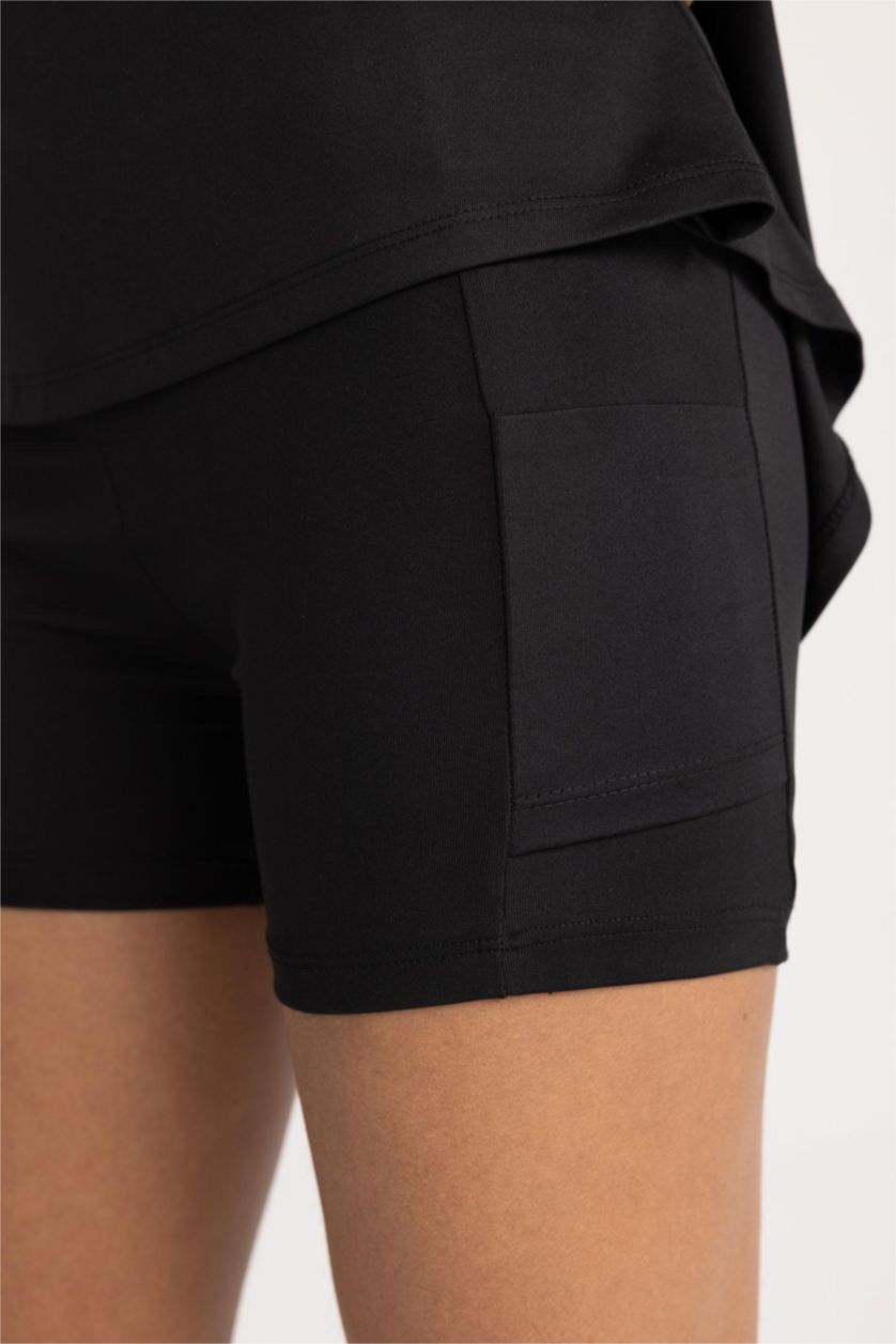 WOMAN Black Defacto Fit Standard Fit Dress