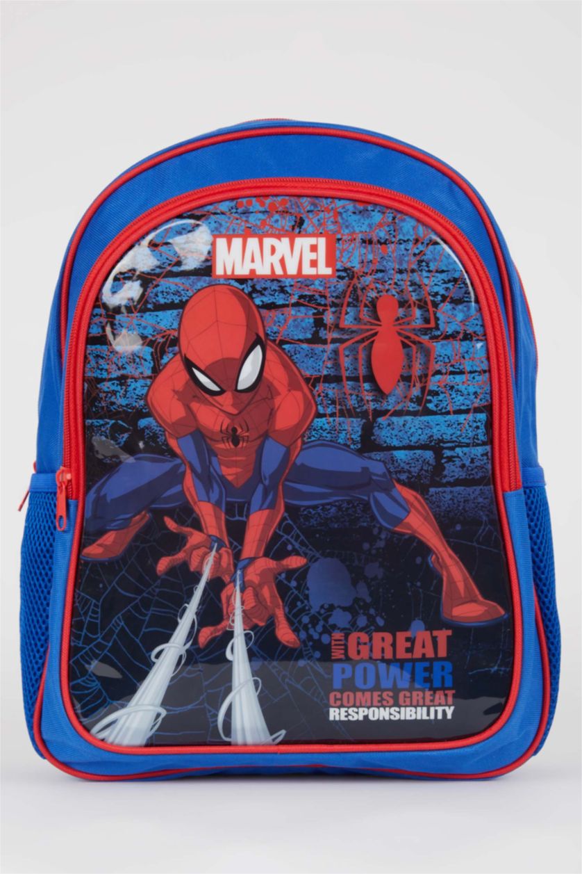 Ұлдар Және Жасөспірімдер Көк Ұлдарға Marvel Spiderman арқақоржын