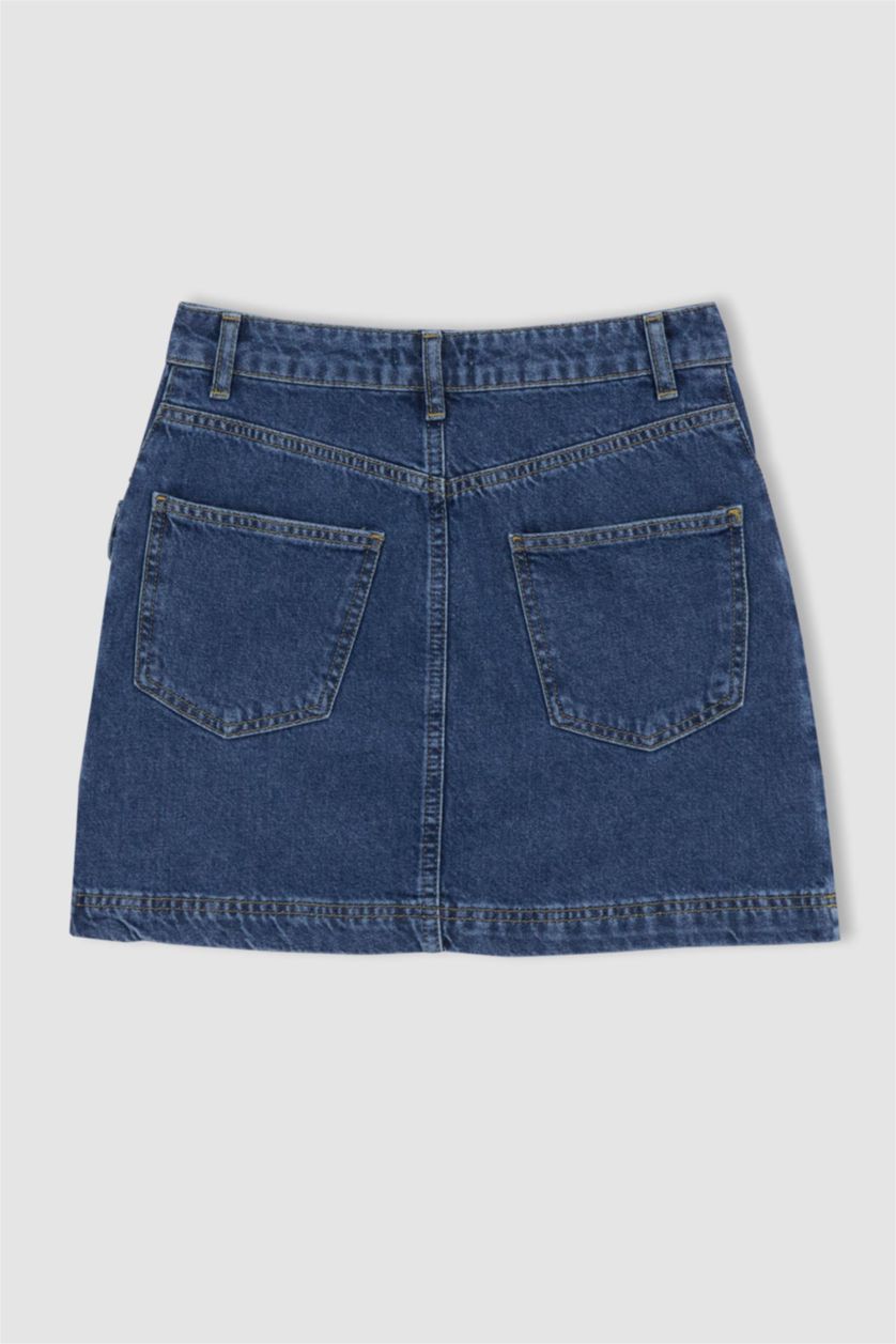 FEMME Bleu Jupe Jean