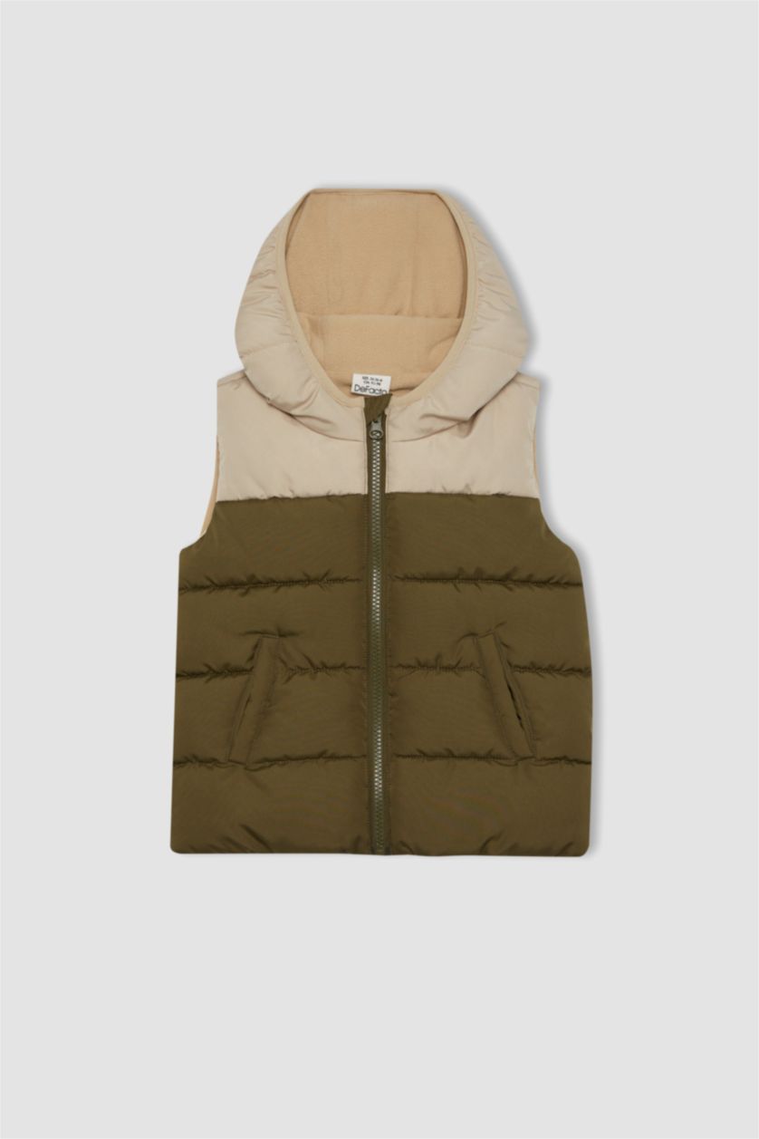 BÉBÉ GARÇON Kaki Veste Coupe Régulière Pour BéBé Garçon