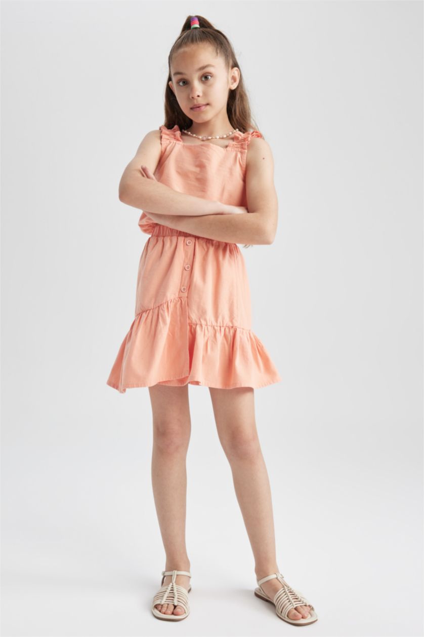 بنات سيموني سيت بناتي بلوزة و تنورة - قطعتين