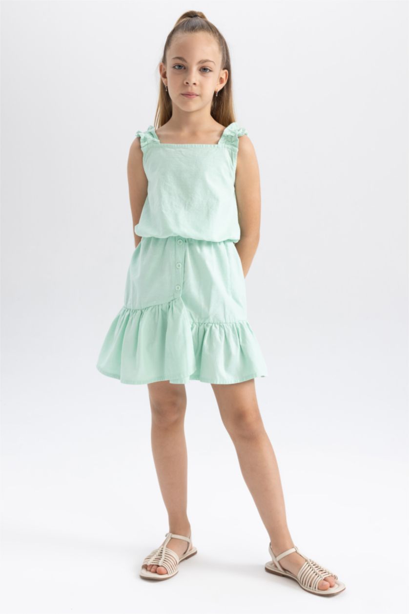 FILLES Turquoise Ensemble Tissé 2 Fille