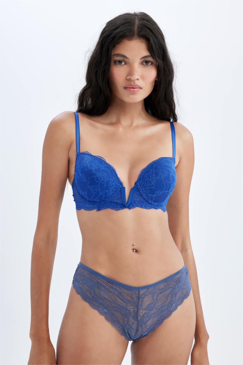 WOMAN Sax Fall in Love Full Lace Push Up Bra