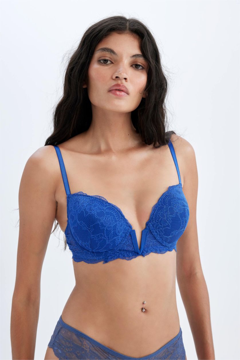 WOMAN Sax Fall in Love Full Lace Push Up Bra