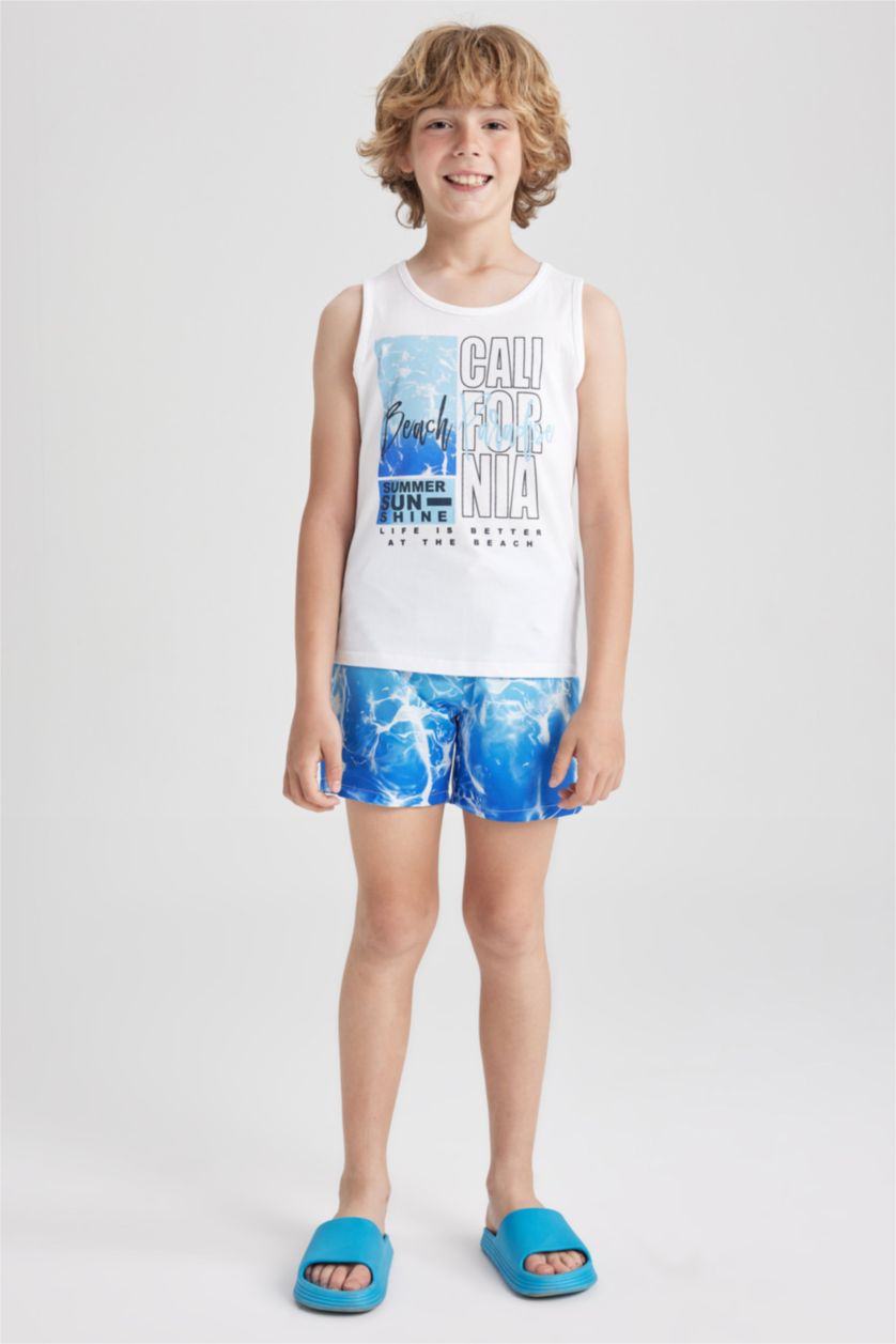 أولاد أكوا سيت ولادي شورت وفانيلة - قطعتين