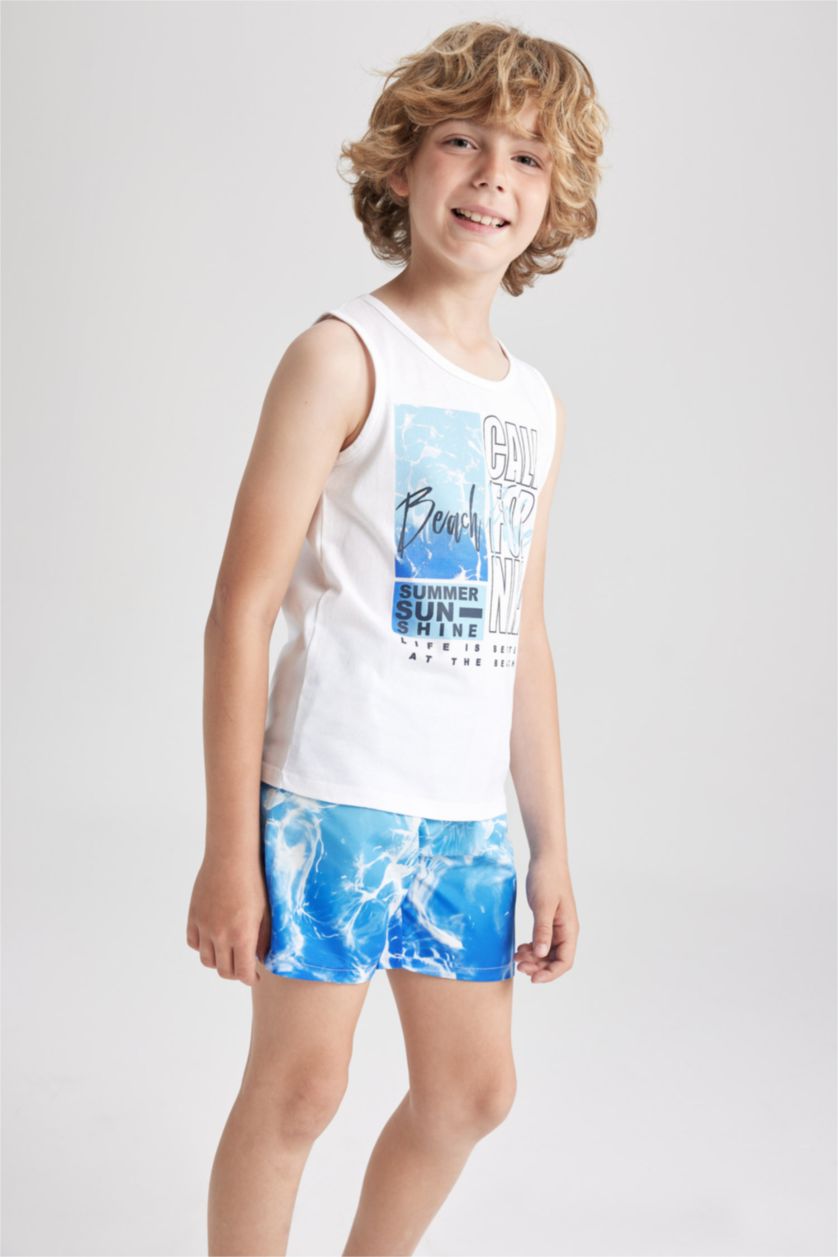 أولاد أكوا سيت ولادي شورت وفانيلة - قطعتين