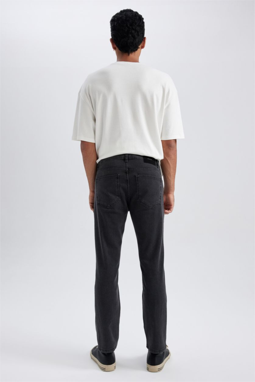 HOMME Anthracite Pantalon Jean SERGIO - Coupe régulière Ourlet régulier