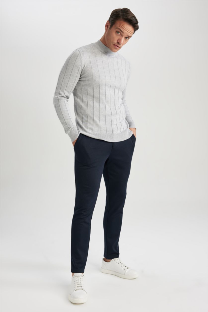 رجالي كحلي فاتح بنطلون كروب