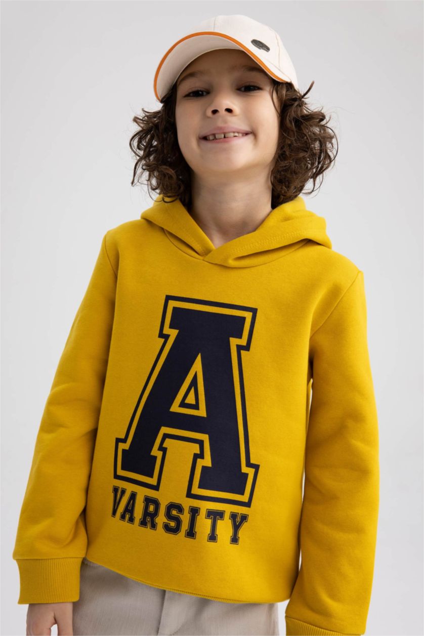 Erkek Çocuk - Genç Erkek Sarı Sweatshirt Erkek Çocuk