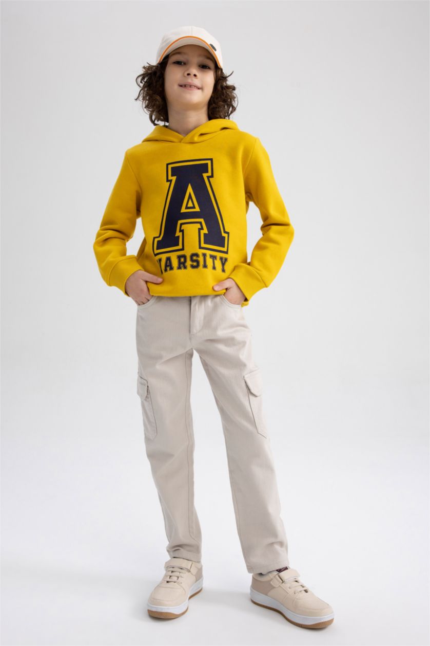 Erkek Çocuk - Genç Erkek Sarı Sweatshirt Erkek Çocuk