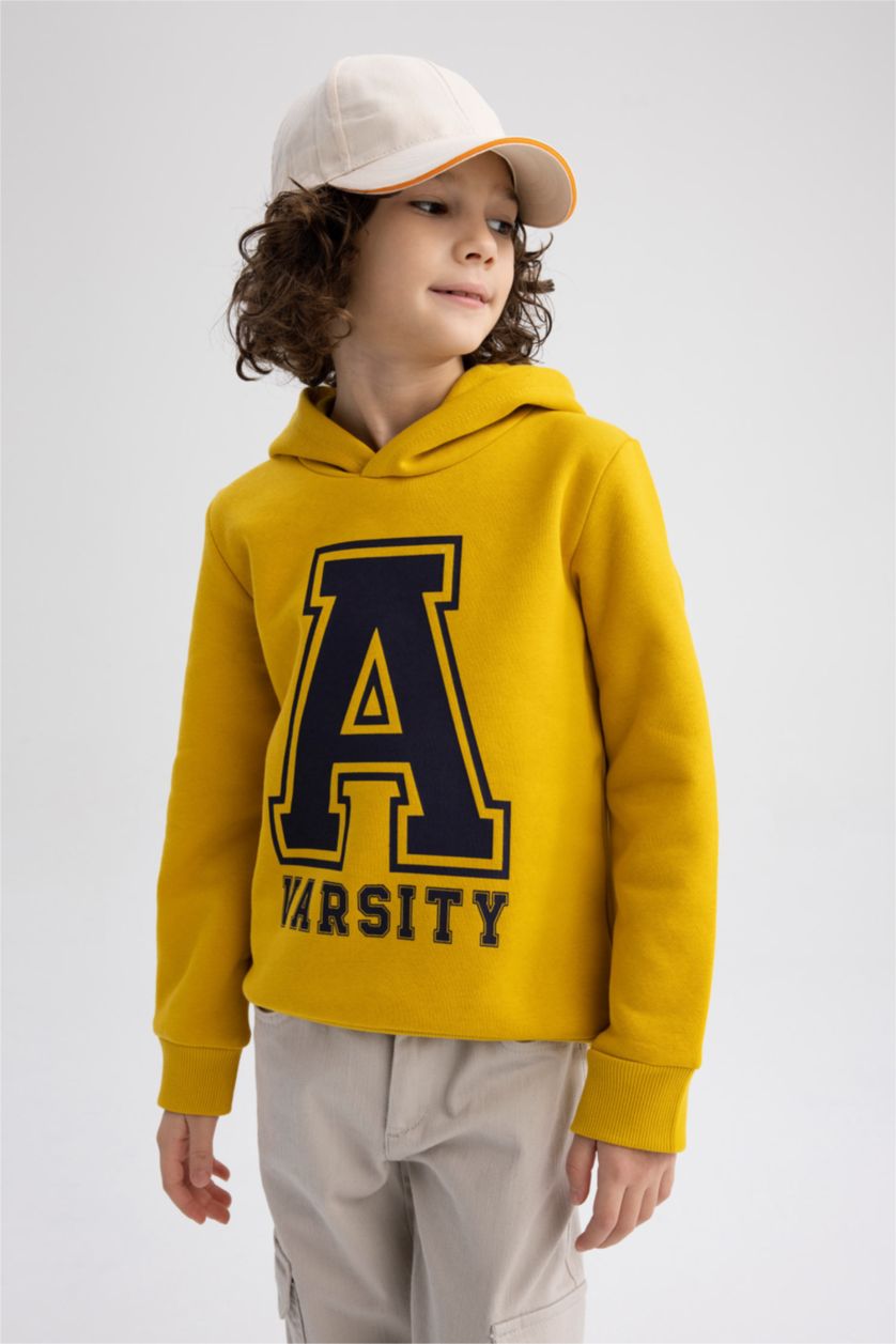 Erkek Çocuk - Genç Erkek Sarı Sweatshirt Erkek Çocuk
