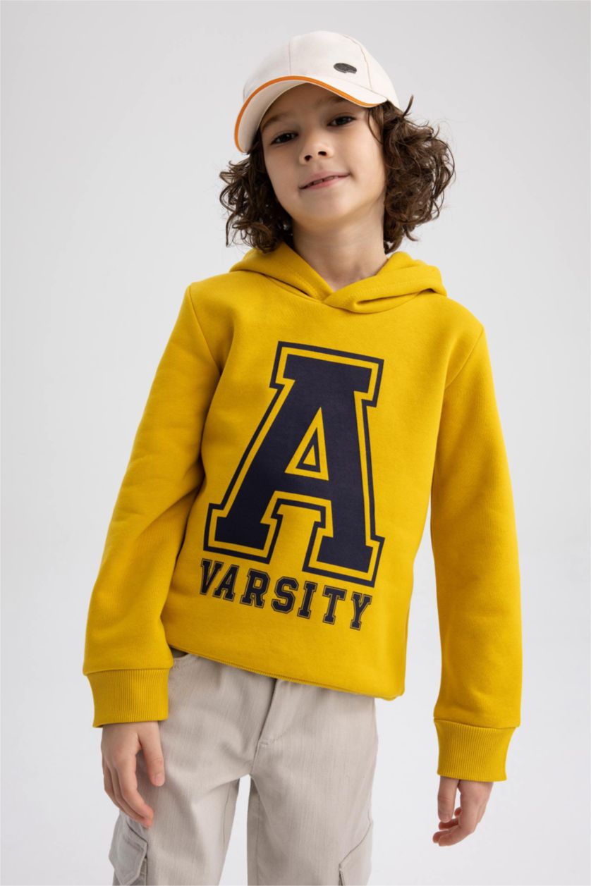 Erkek Çocuk - Genç Erkek Sarı Sweatshirt Erkek Çocuk