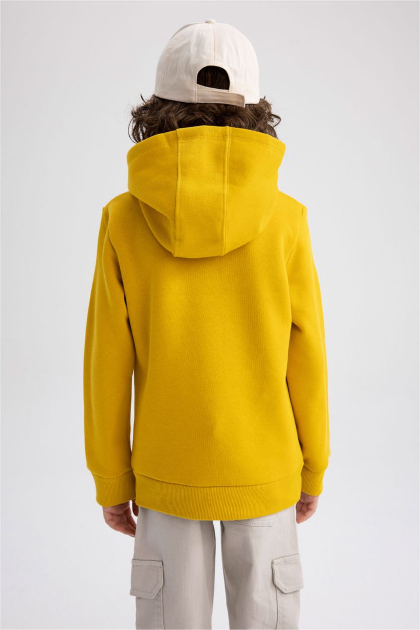 Erkek Çocuk - Genç Erkek Sarı Sweatshirt Erkek Çocuk