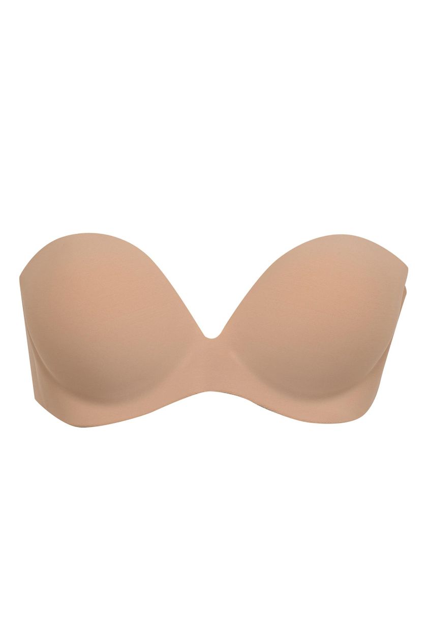 WOMAN Light Beige Underwire Strapless Bra