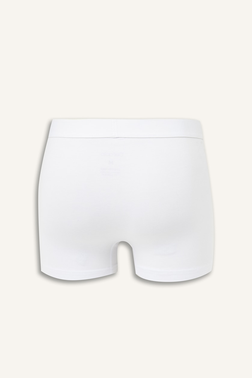 Erkek Beyaz Regular Fıt 3'lü Boxer