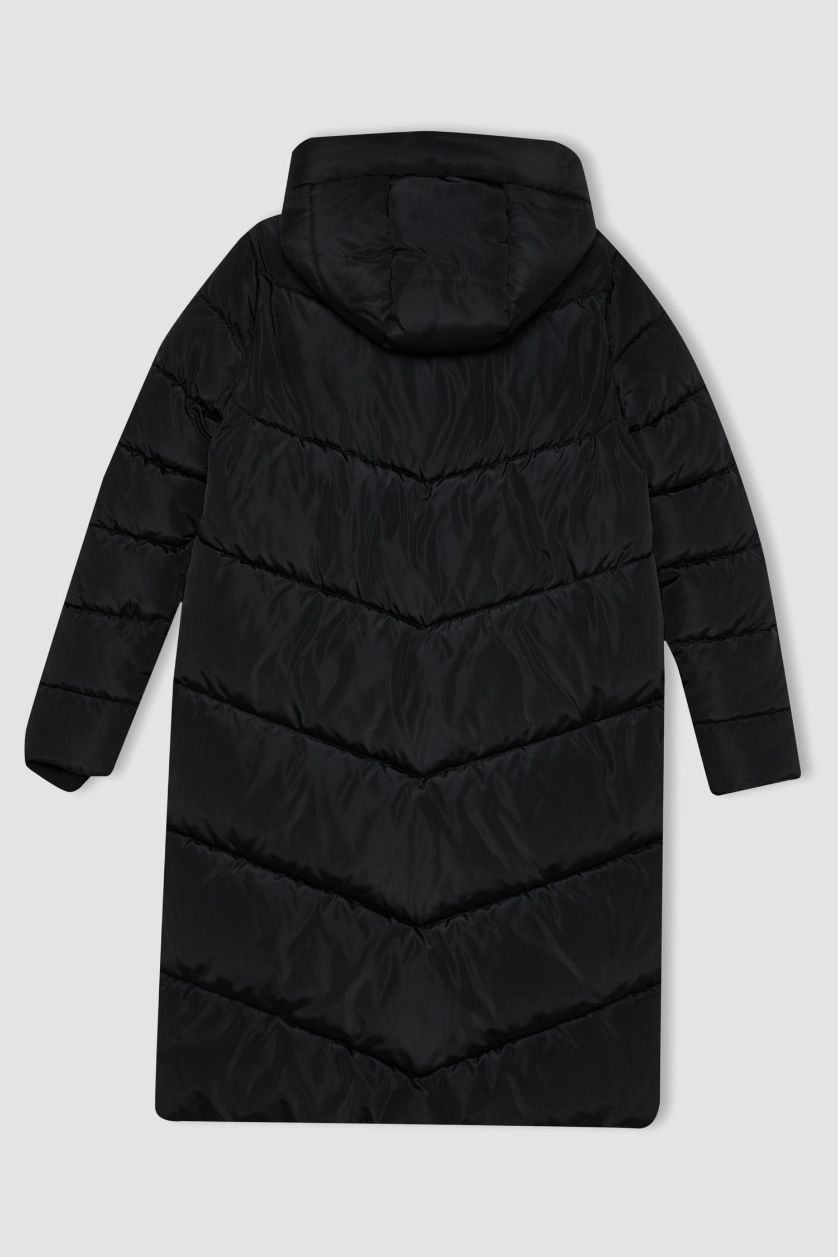 Kadın Siyah Su Geçirmez Parka