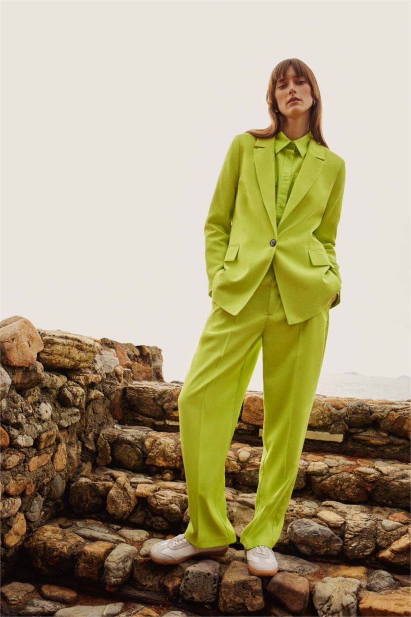 WOMAN BRIGHT LT.GREEN Loose Fit Blazer