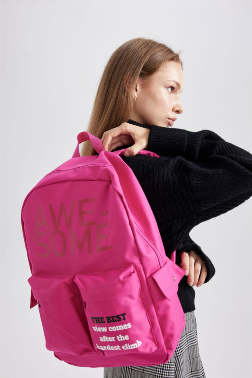 Kadın Pembe Sırt Çantası