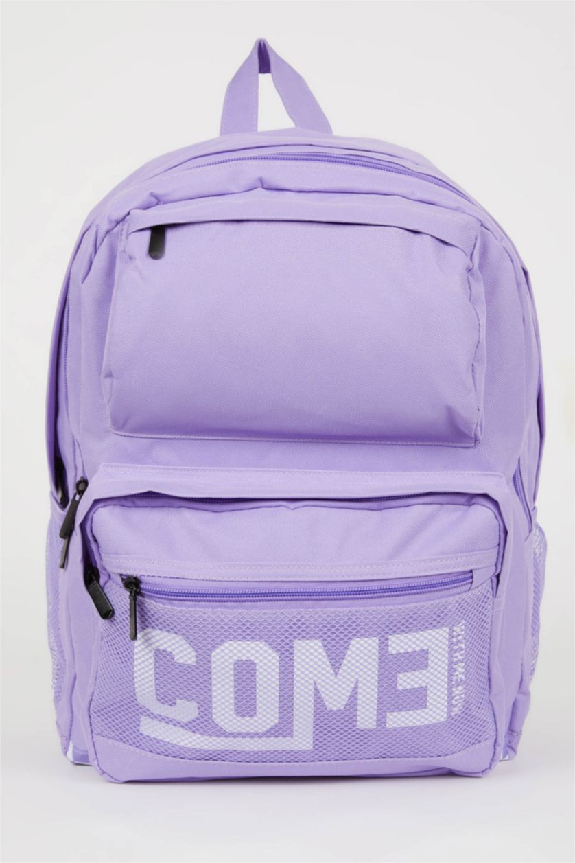 Женщины Сиреневый Рюкзак, Школьная коллекция