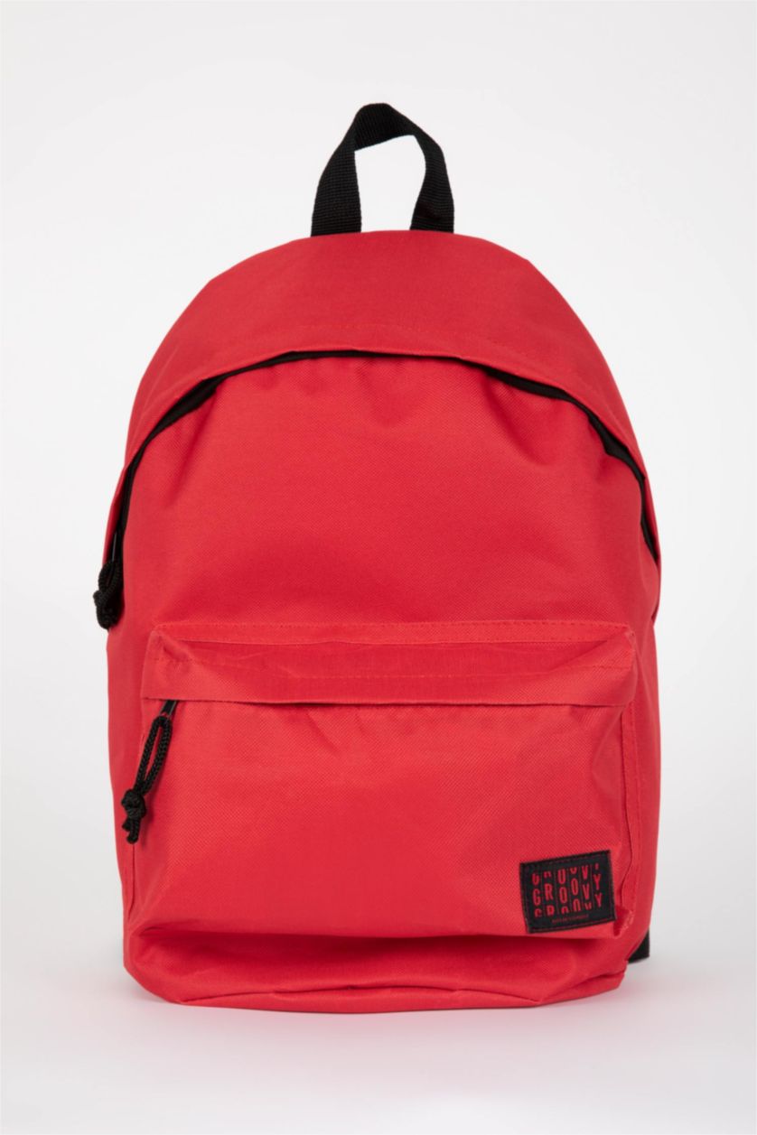 Women Red Backpack