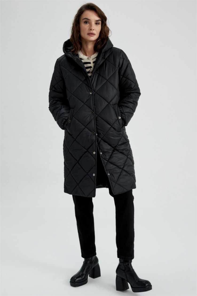 Жіночий Чорний Парка стандартного крою для жінок