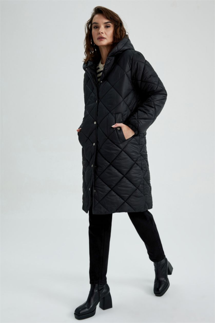 Жіночий Чорний Парка стандартного крою для жінок