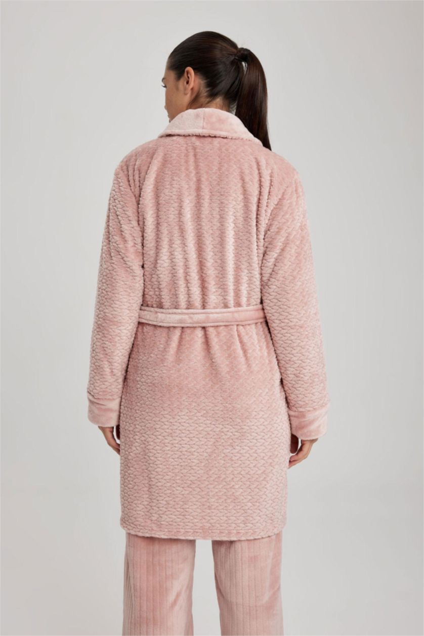 WOMAN Rose Fall in Love Regular Fit Welsoft Plush Long Robe