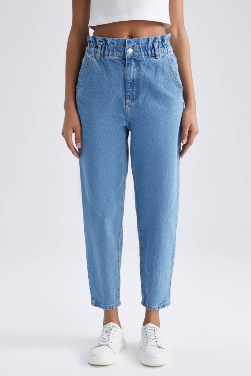 FEMME BLEU Clair Jean Paper Bag