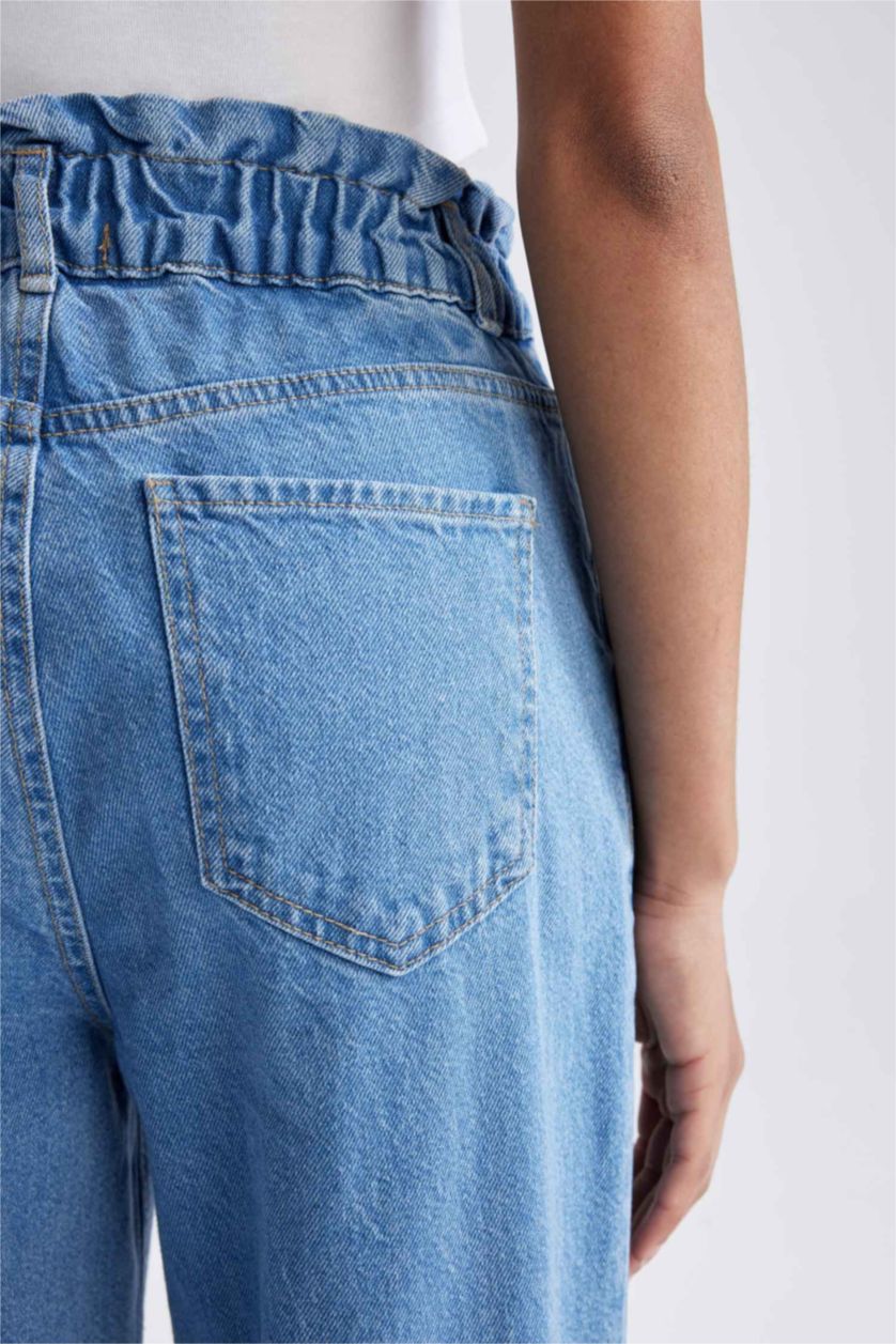 FEMME BLEU Clair Jean Paper Bag