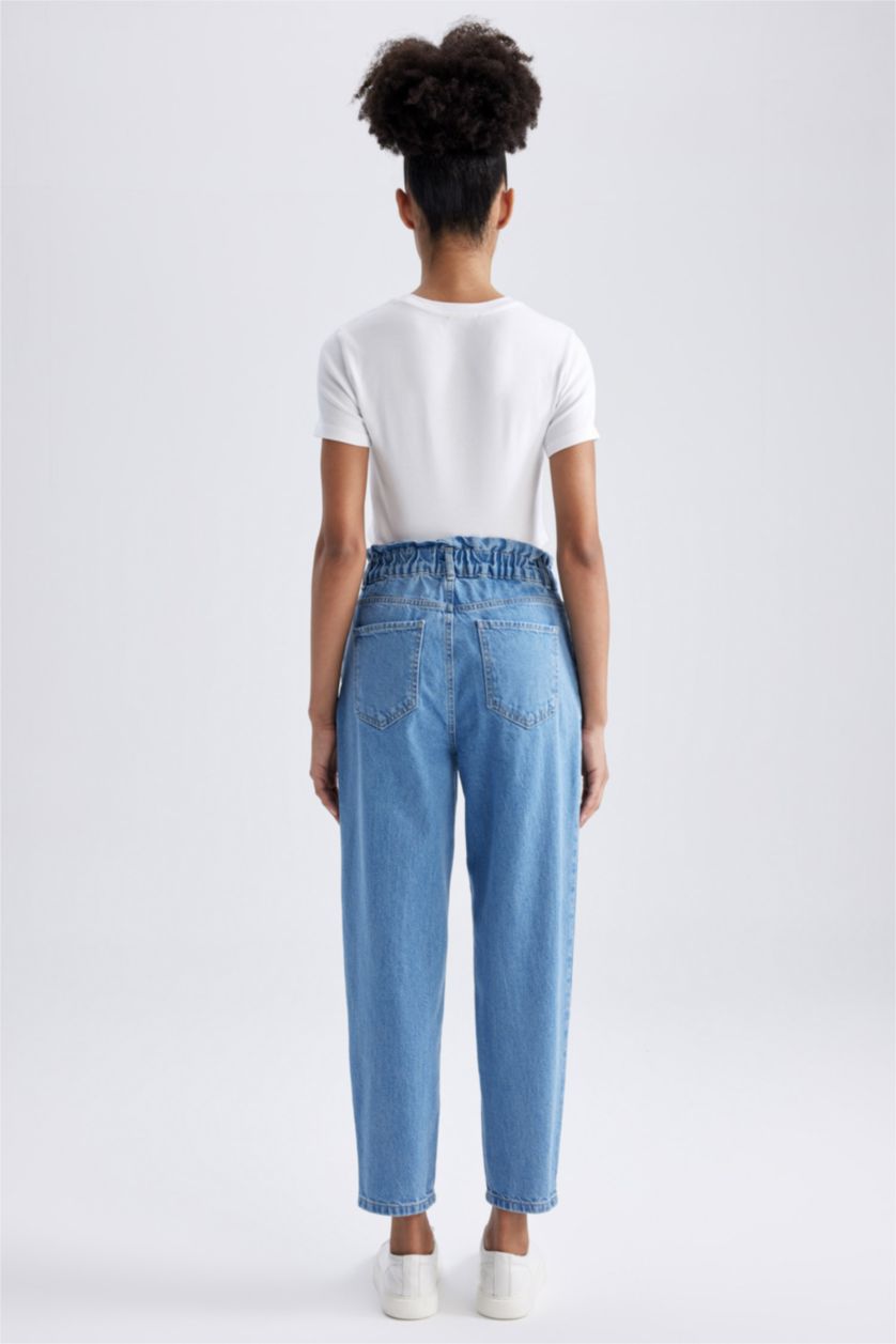 FEMME BLEU Clair Jean Paper Bag