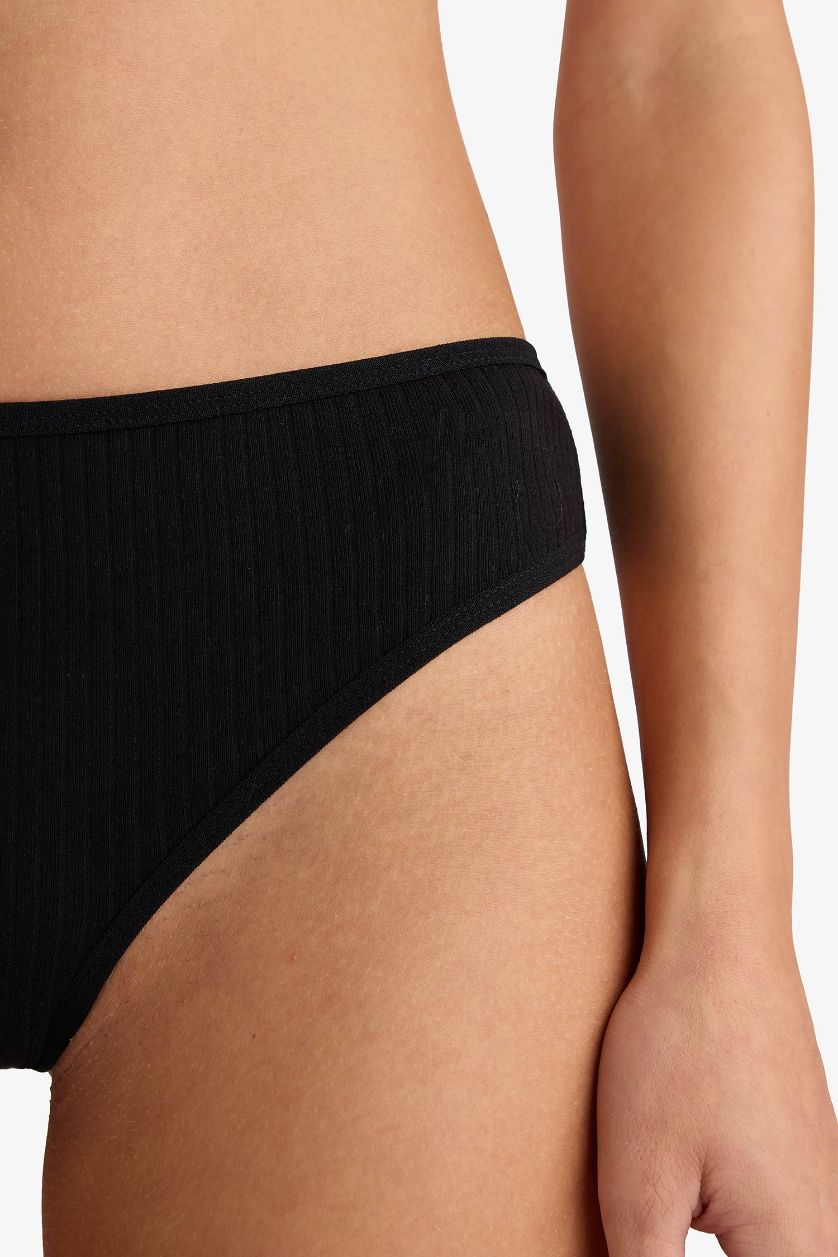 Kadın Siyah Ribana 3'lü Brazilian Külot