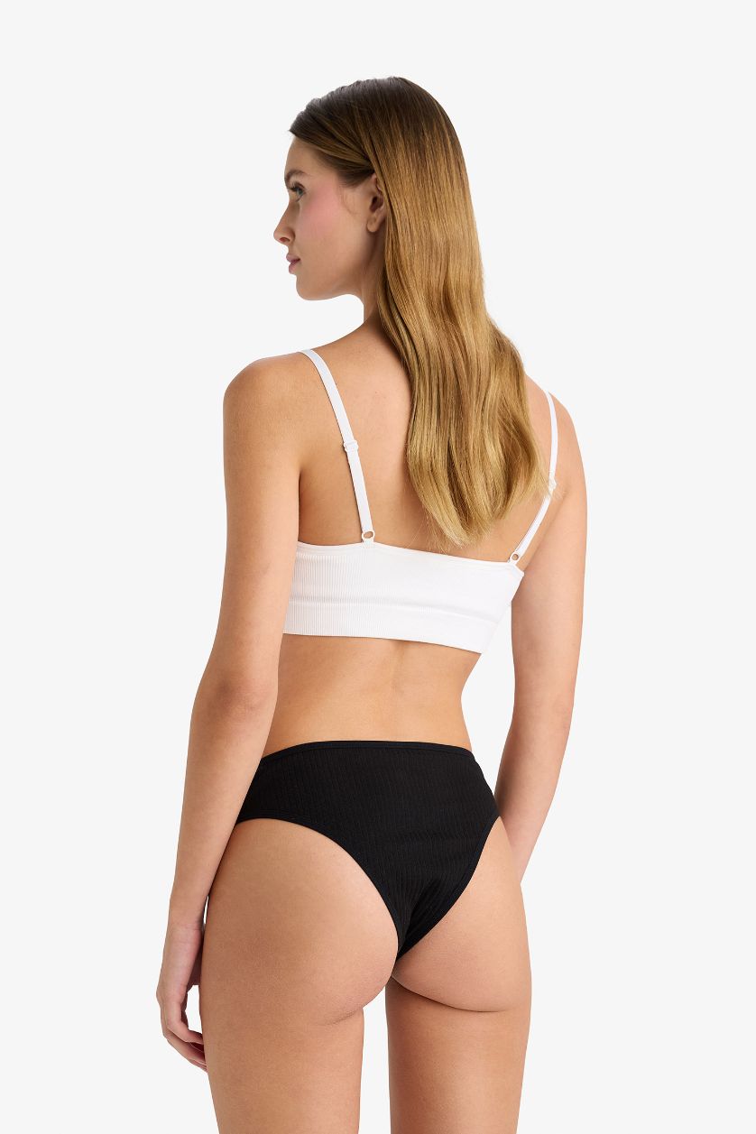 Kadın Siyah Ribana 3'lü Brazilian Külot