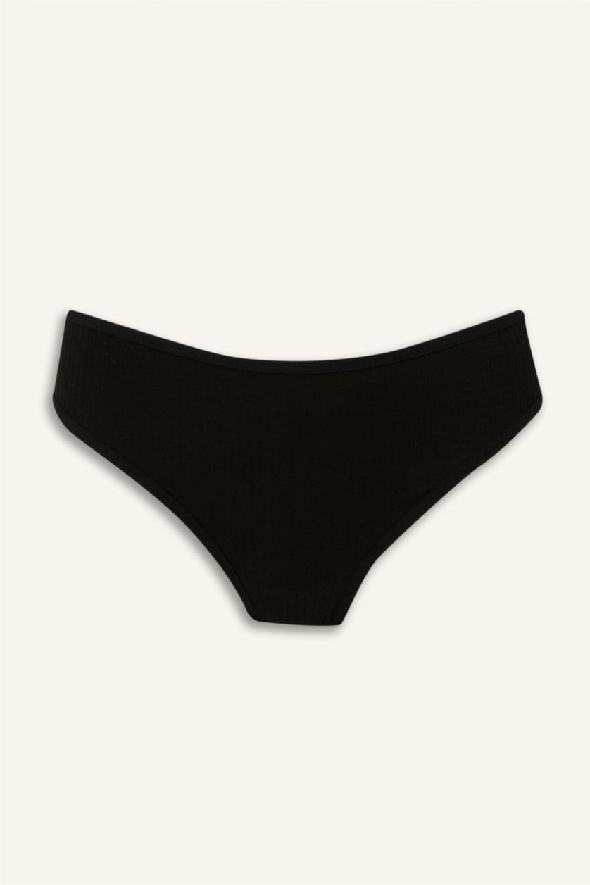 Kadın Siyah Ribana 3'lü Brazilian Külot