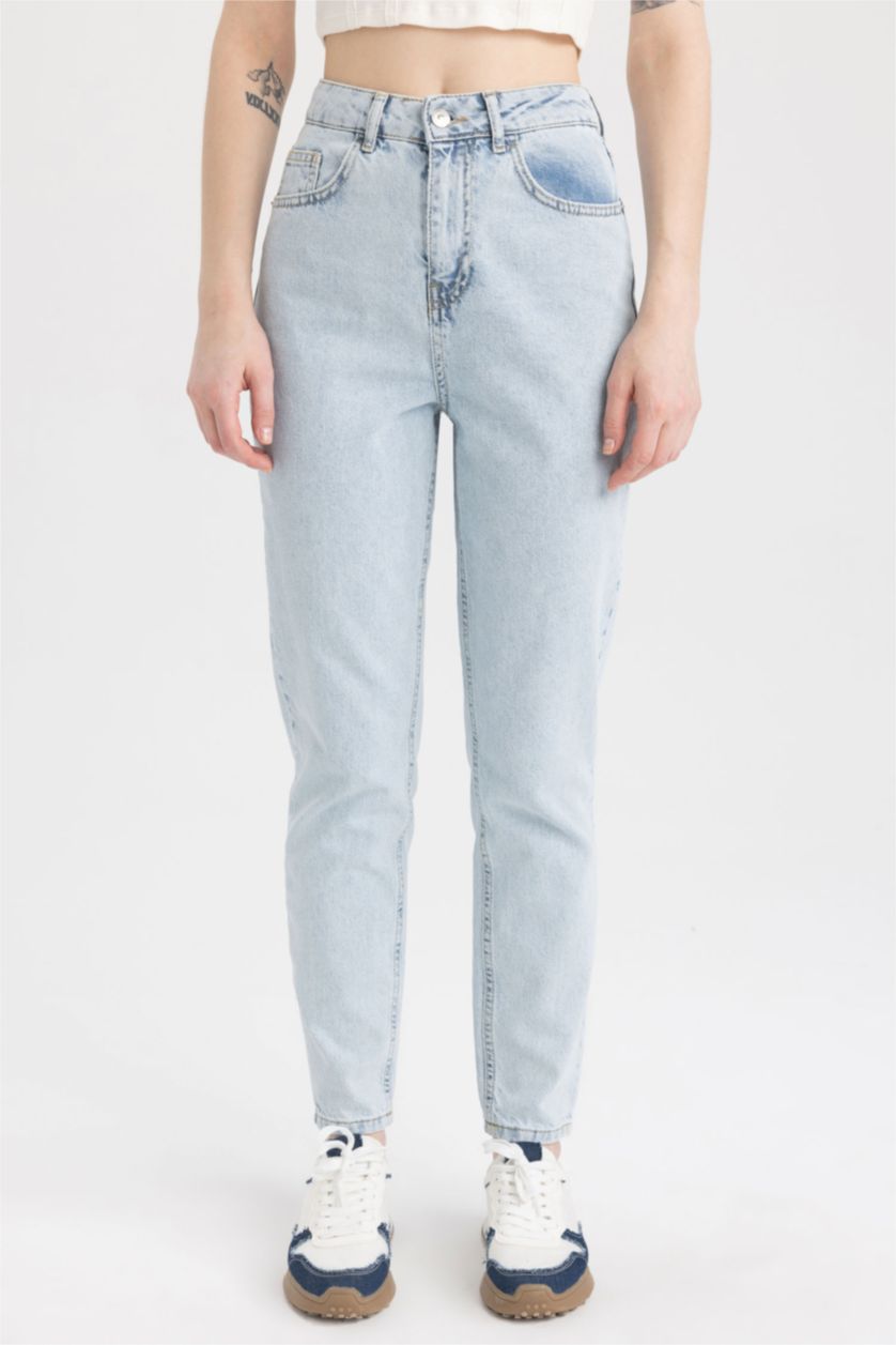 FEMME BLEU Clair Jean Coupe Mom