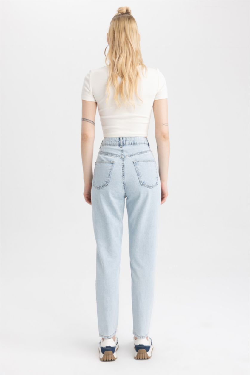 FEMME BLEU Clair Jean Coupe Mom