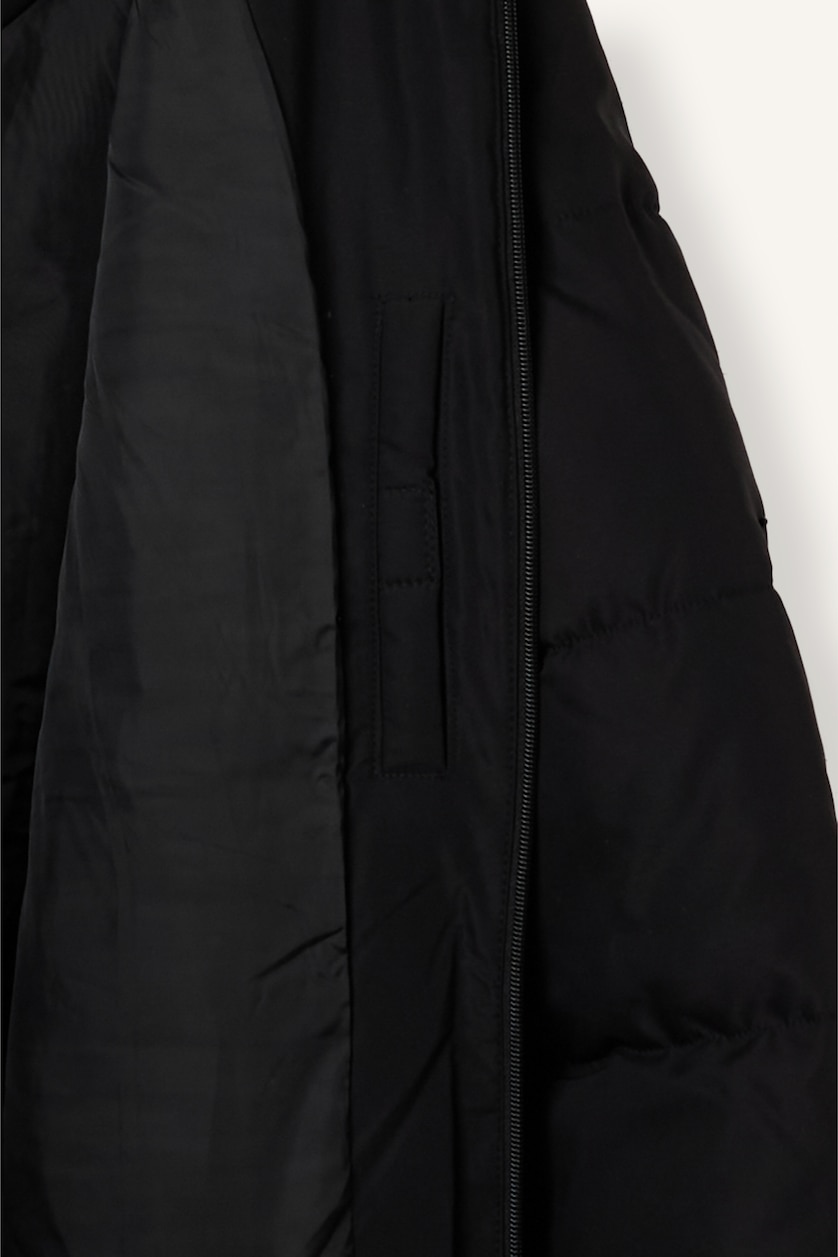 MAN Black Waterproof and Windproof Slim Fit Winter Jacket