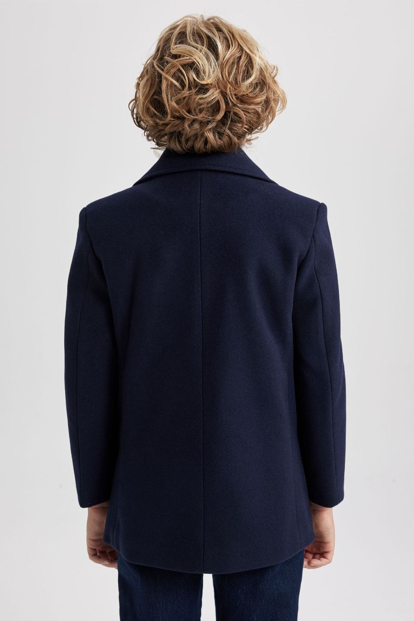 أولادي كحلي بالطو اولادي بأزرار