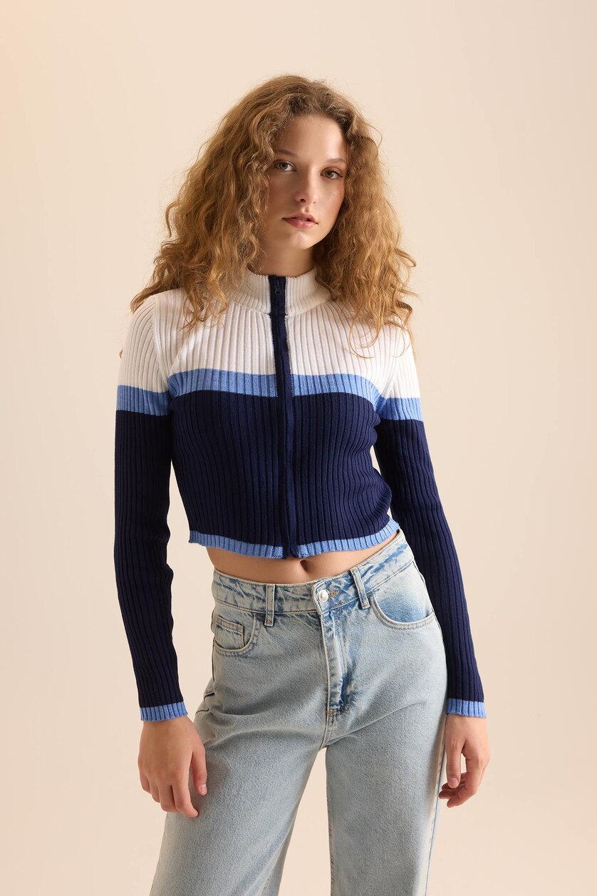 Woman NAVY Regular Fit Knitwear Cardigan