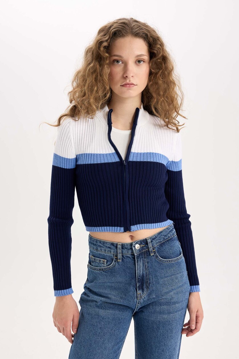 Woman NAVY Regular Fit Knitwear Cardigan