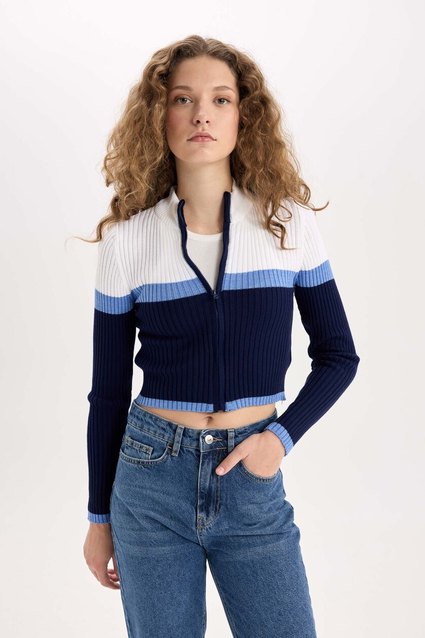 Woman NAVY Regular Fit Knitwear Cardigan