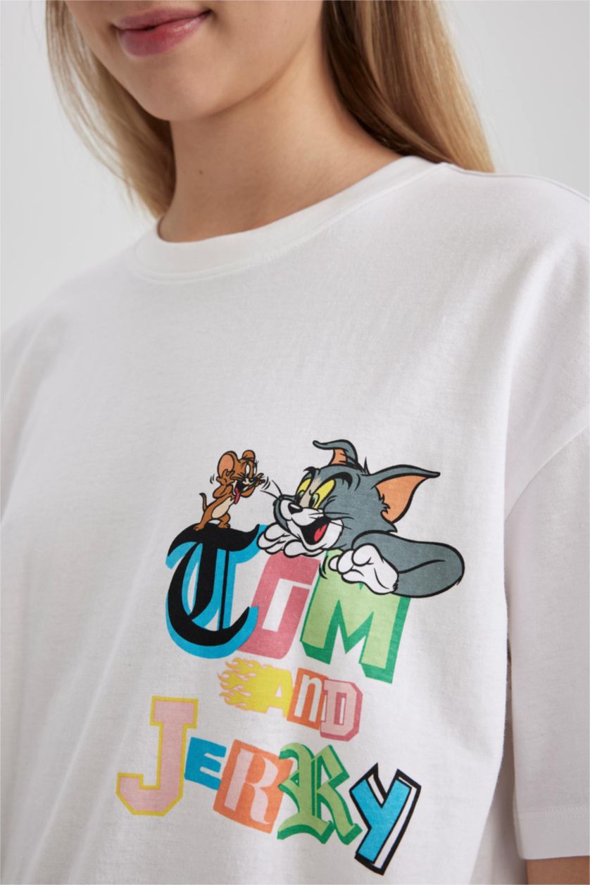 WOMAN White Oversize Fit Short Sleeve T-Shirt
