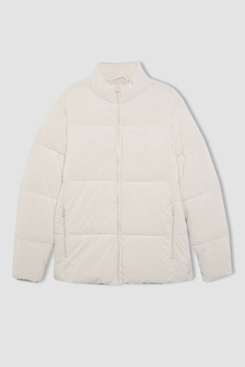 MAN Stone Water Repellent Zipper Puffer Jacket