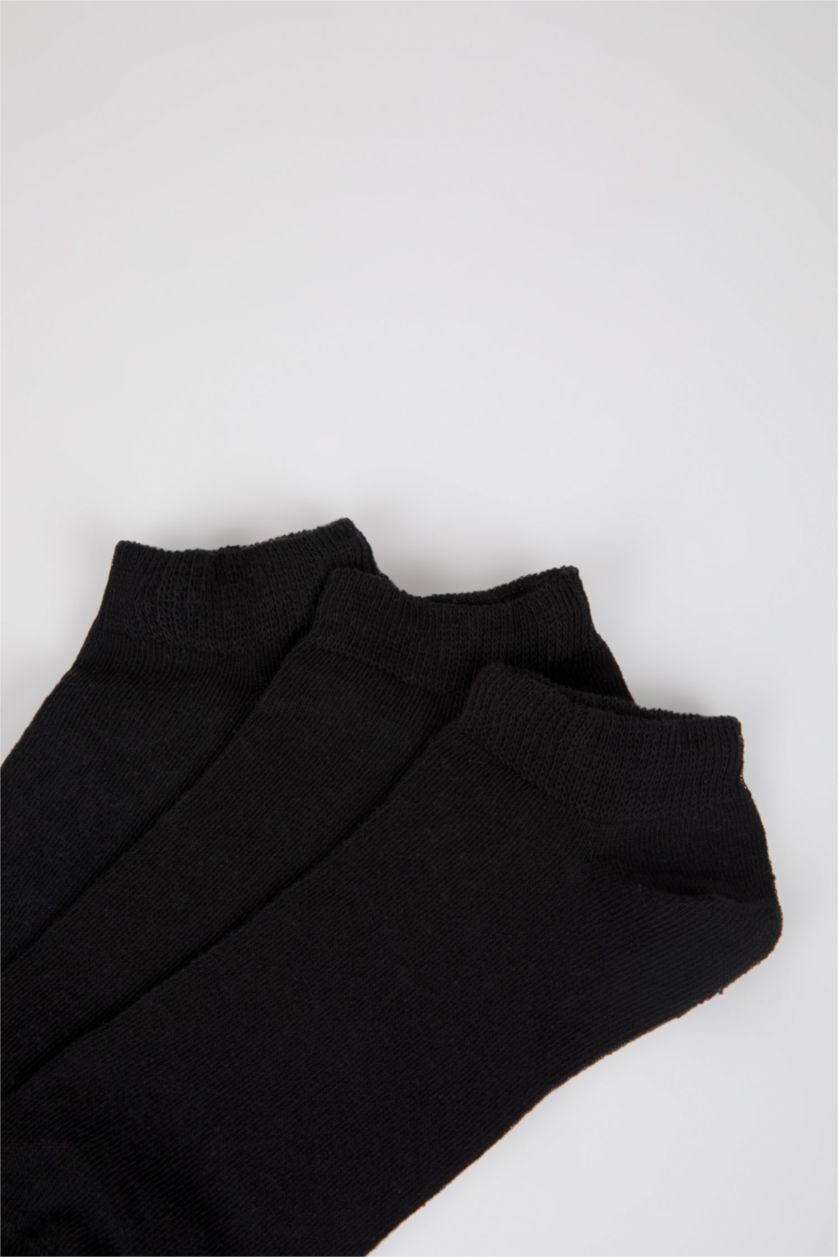 WOMAN Black Woman 3 piece Short Socks