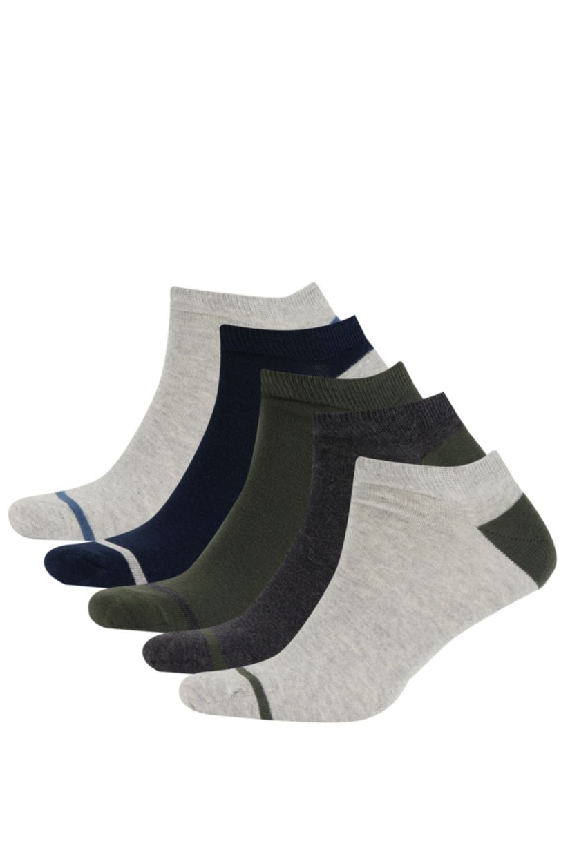 MAN MIXED 5 Piece Cotton Short Socks